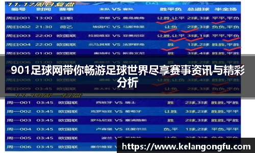 901足球网带你畅游足球世界尽享赛事资讯与精彩分析
