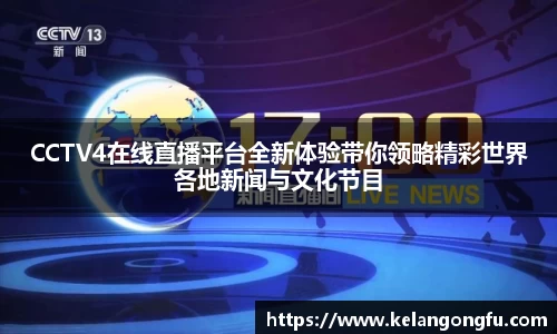 CCTV4在线直播平台全新体验带你领略精彩世界各地新闻与文化节目
